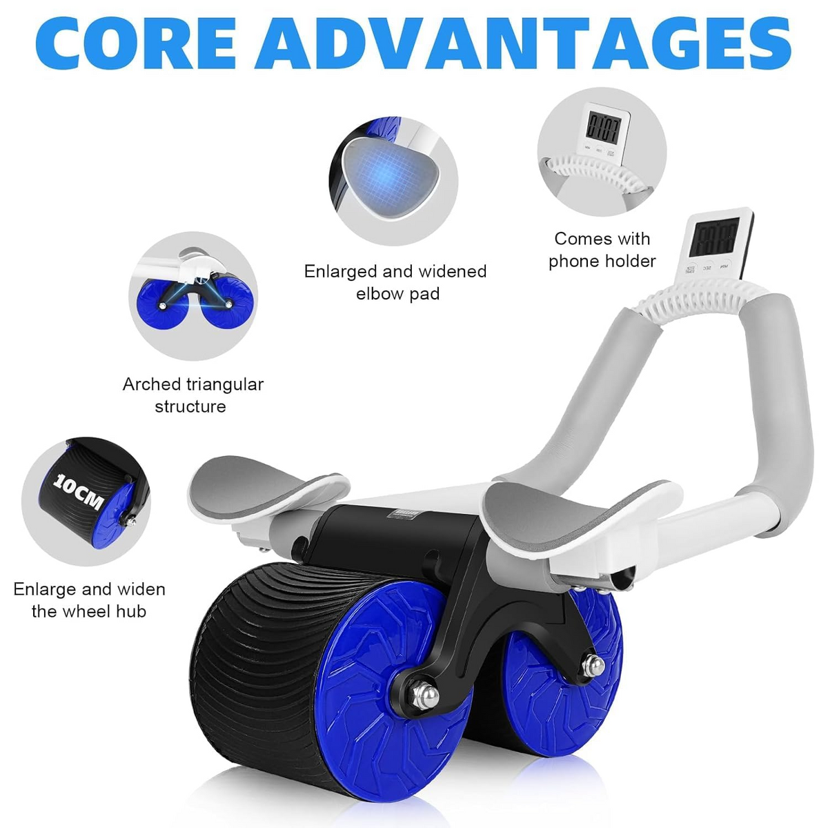 Automatic Rebound Ab Roller