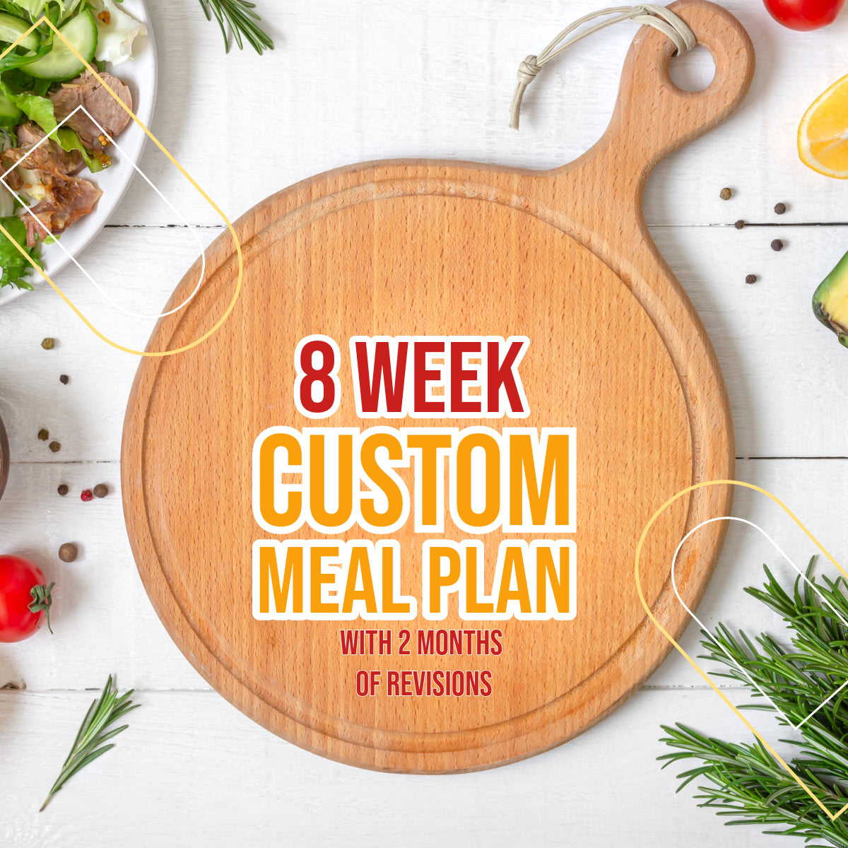 Custom 8 Week Meal Plan Band + Roller Combo w 2 months of Customizations